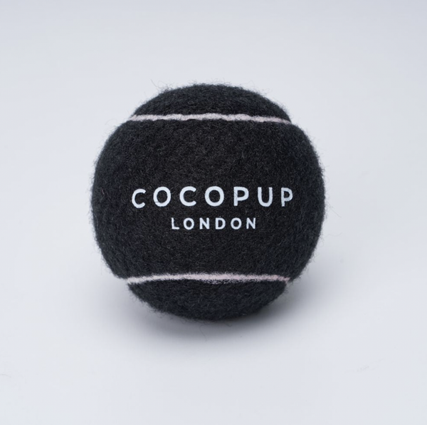 CocoPup London | Tennis Ball | Midnight Black