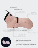 PAIKKA | Visibility Hundewinterjacke | Wool Rose