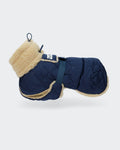 PAIKKA | Quilted Sherpa Jacke | Hunde Steppjacke | Navy