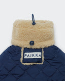 PAIKKA | Quilted Sherpa Jacke | Hunde Steppjacke | Navy