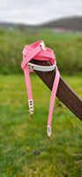**LIMITED EDITION** TrinketyPaws™ | BioThane® wasserdichtes SIGHTHOUND Halsband®  | Mit farblich abgestimmter Leine (optional) | Pink Blossom