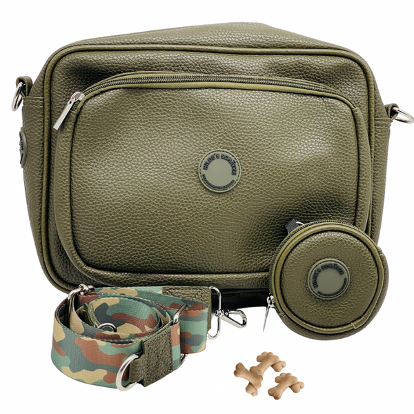 Hilde's Schätze | Gassi Tasche | Dark Green/Camo/Khaki