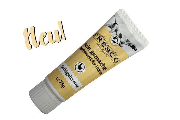 Fresco | Fein gemacht! Naschwurst für Hunde | Geflügelcreme
