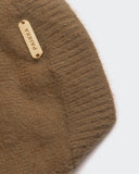 PAIKKA | Furry knit Sweater | Strickpullover | brown