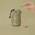 CocoPup London | Leckerliebeutel mit Kordelzug | Sage Leopard