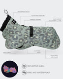 PAIKKA | VISIBILITY Rain Coat Lite | VOLLREFLEKTIERENDER Regenmantel Lite | Green Leo