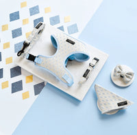 CocoPup London | Bandana | LUXE Embroidered Glitter | Pup Charming Blue