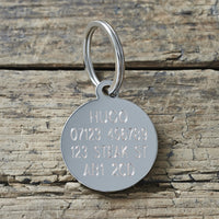 ID Tag | Namens- & Erkennungsmarke | Anhänger | Black Labrador