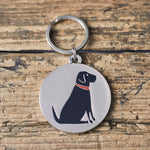 ID Tag | Namens- & Erkennungsmarke | Anhänger | Black Labrador