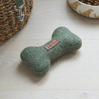 Sweet William Design | TWEED DOG BONE | GREEN