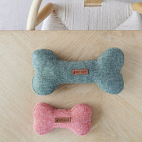 Sweet William Design | TWEED DOG BONE | GREEN