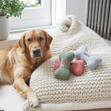 Sweet William Design | TWEED DOG BONE | GREEN