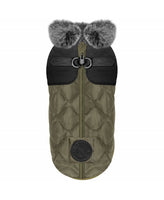 Milk&Pepper | Puffer Jacke mit Geschirr | Gustave Khaki