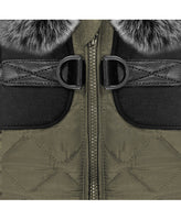 Milk&Pepper | Puffer Jacke mit Geschirr | Gustave Khaki