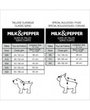 Milk&Pepper | auch für Bulldoggen | Wendbare Winter Jacke | Reversible | Louise Gris/Rose