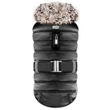 *SALE* MILK&PEPPER | Wintermantel | FJORD mit Titaniumgürtel | schwarz