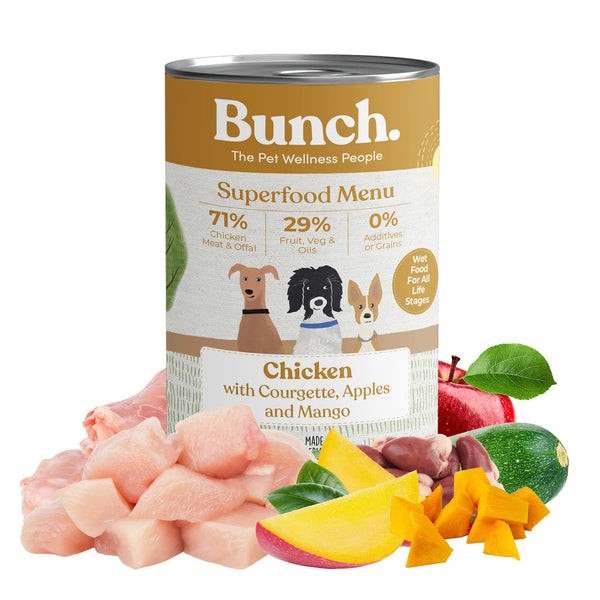 BUNCH | Nass Menü Huhn mit Zucchini und Mango