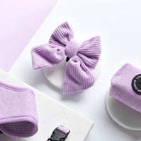 CocoPupLondon | Sailor Bow Tie | Fliege | Flieder Cord
