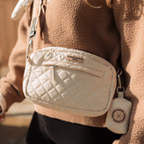 CocoPup London | Kotbeutelhalter | Quilted Nude