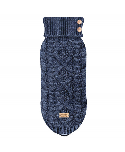 *SALE* Milk&Pepper | Pullover | Sweater | Irvin | Blue Marine