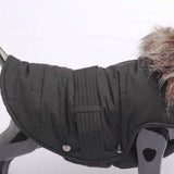 *SALE* MILK&PEPPER | Wintermantel | FJORD mit Titaniumgürtel | schwarz