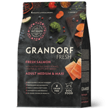 Grandorf Fresh | Adult | Frisches Lachsfilet mit Süsskartoffeln für mittlere & große Rassen