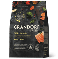 Grandorf Fresh | Mini | Frisches Lachsfilet mit Süsskartoffeln für kleine Rassen