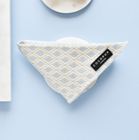 CocoPup London | Bandana | LUXE Embroidered Glitter | Pup Charming Blue