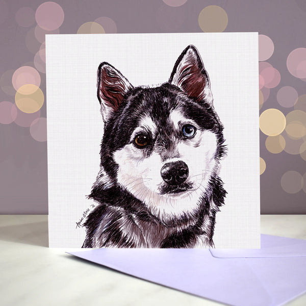 Grußkarte | Alaskan Malamute
