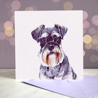 Grußkarte | Schnauzer