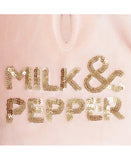 Milk&Pepper | Velvet Sweater | Oslo | Pink