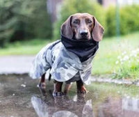 PAIKKA | Vollreflektierender Recovery Hunderegenmantel | Camouflage