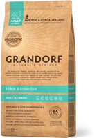 Grandorf | Adult | 4 Meat & Brown Rice | Pute, Lamm, Ente, Kaninchen mit braunem Naturreis