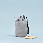 CocoPup London | Drawstring Treat Pouch | Navy Tweed