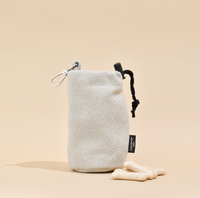 Cocopup London | Drawstring Treat Pouch | Brown Tweed