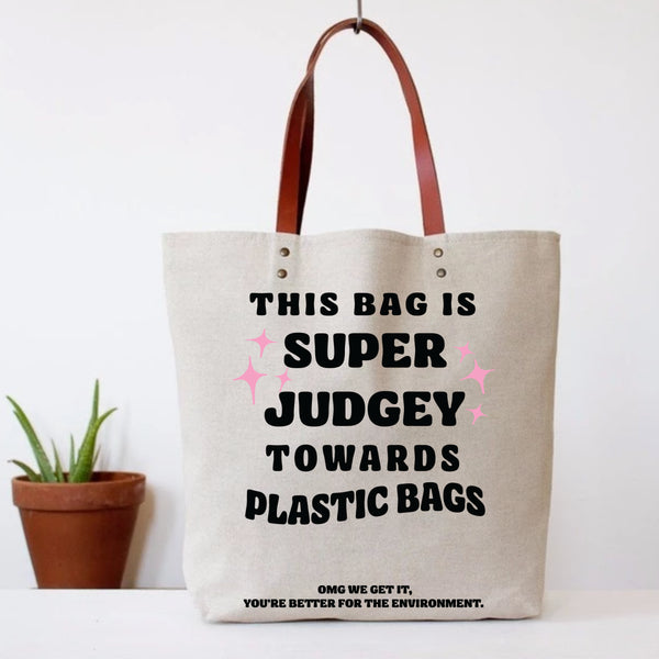 Canvas Tasche | This Bag is super Judgey
