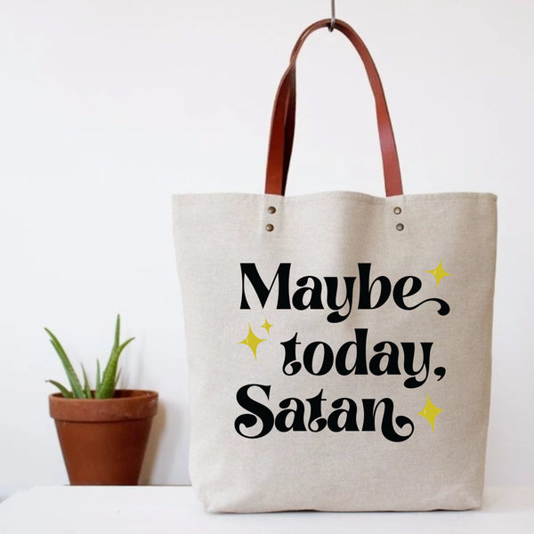 Canvas Tasche | Maybe Today Satan