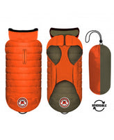 Milk&Pepper | Wende- Hundemantel | Bodywarmer | Nordik | Orange / Khaki