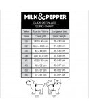 Milk&Pepper | Wende- Hundemantel | Bodywarmer | Nordik | Türkis / Schwarz
