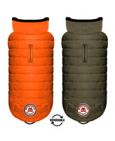 Milk&Pepper | Wende- Hundemantel | Bodywarmer | Nordik | Orange / Khaki