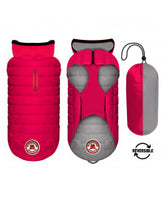 Milk&Pepper | Wende- Hundemantel | Bodywarmer | Nordik | Fuchsia / Pearl Grey