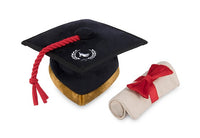 P.L.A.Y. | Graduation Set | Hut & Schriftrolle aus Plüsch